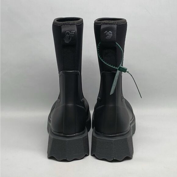 Off-White Sponge Rubber Rain Boots size 38 - Picture 5 of 11